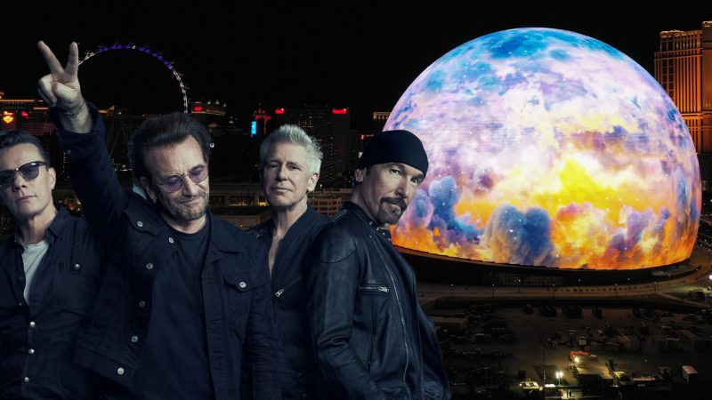 U2 to play in new $2.3 billion Las Vegas venue 'The Sphere'
