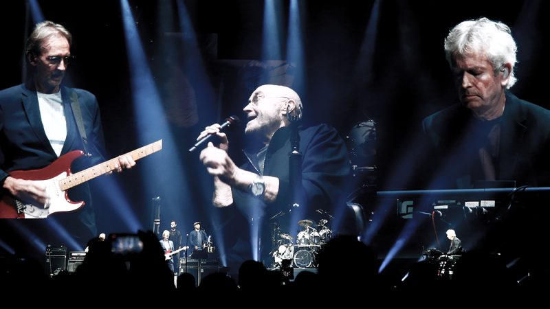 Phil Collins bids an emotional farewell to fans as Genesis performs their final show