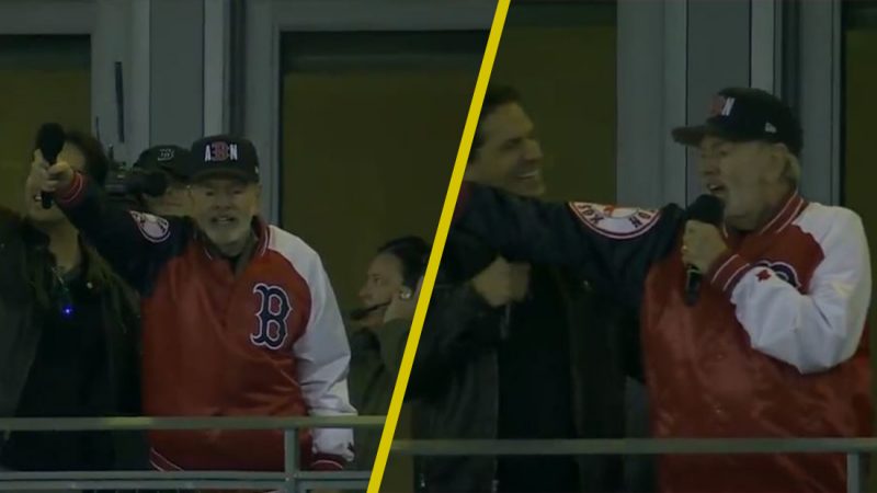 Neil Diamond gives rare live performance of 'Sweet Caroline' at Boston Red Sox game
