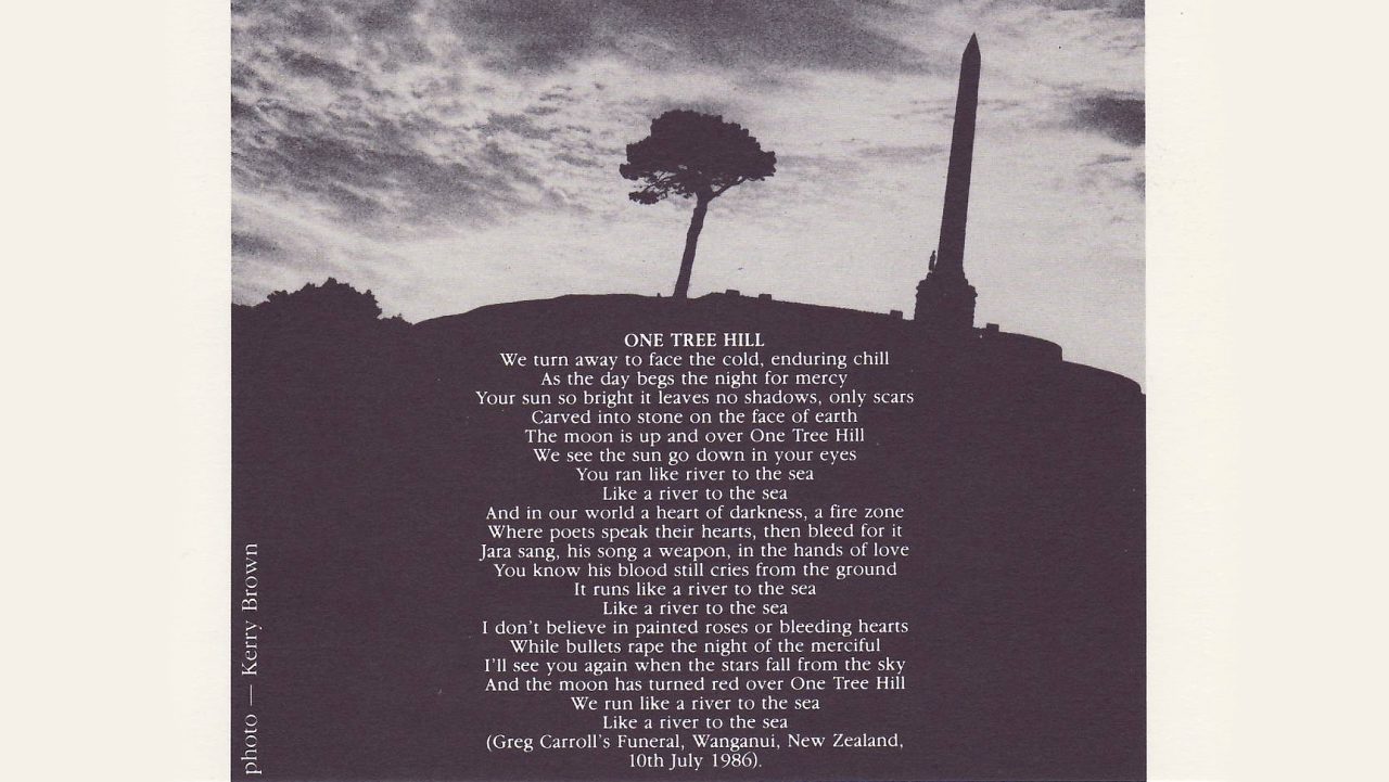 The origins of U2's 'One Tree Hill'