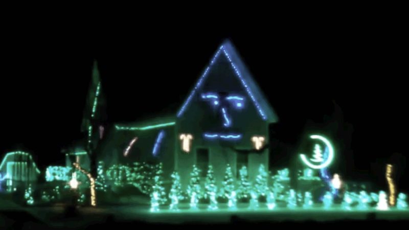 WATCH: Magical Christmas light displays synced to Pink Floyd music