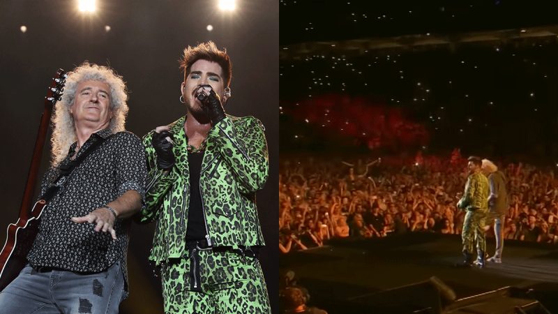 Queen + Adam Lambert re-enacts Live Aid set for Fire Fight Australia
