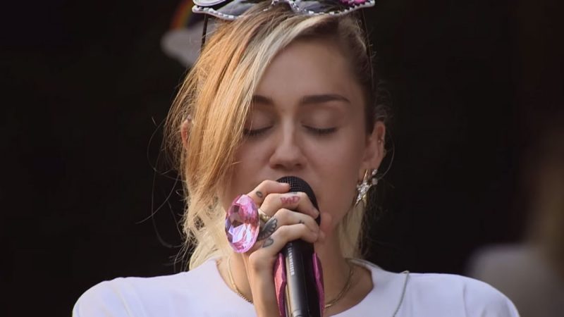 WATCH: Miley Cyrus does a surprisingly good job covering 'Wish You Were Here'