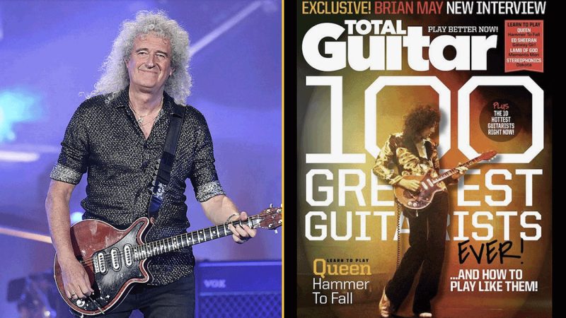 Queen guitarist Brian May voted as the greatest rock guitarist of all time