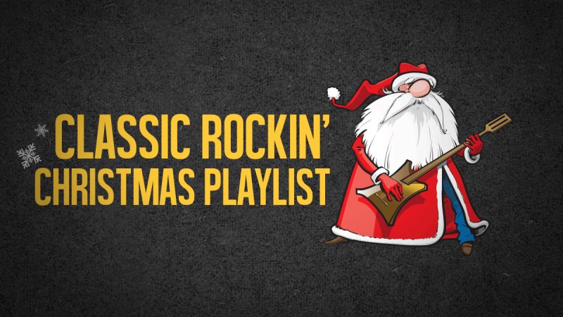 We made a Classic Rock Christmas playlist so you don't have to