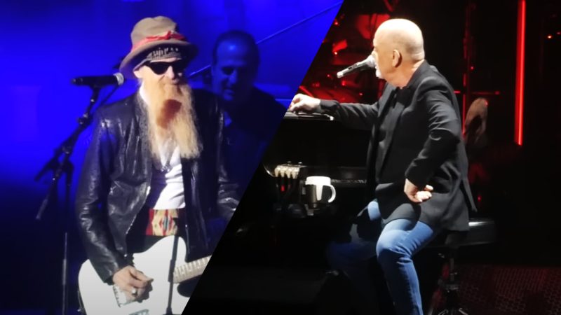 ZZ Top's Billy Gibbon's surprise appearance at Billy Joel concert