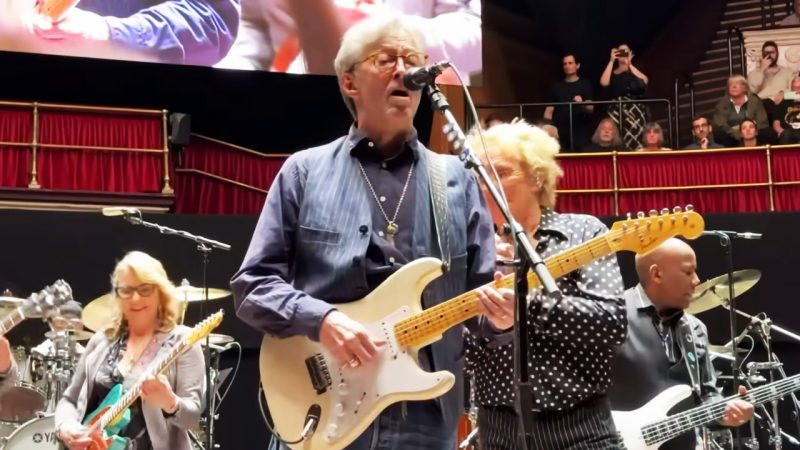 WATCH: Eric Clapton leads guitar royalty as they shred together to pay tribute to Jeff Beck