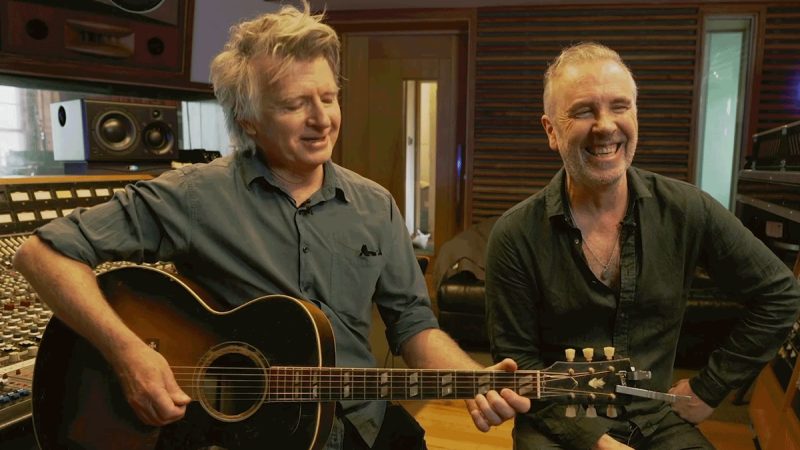 WATCH: Riffing with Crowded House